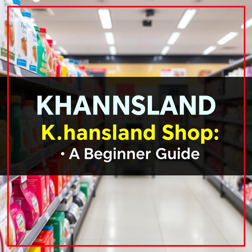 Selling on Khansland Shop: A Beginner Guide